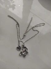 Colgante con forma de corazón de unicornio y diamantes de imitación para mujer, collar de Animal de poni, regalo de joyería