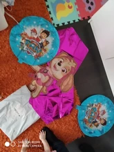 Figuras de acción de la Patrulla Canina, Set de juguetes de cumpleaños de Chase Marshall Sky Rubble, figura de globos de látex, decoración de fiesta, regalo