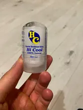 LAIKOU-100% desodorante antitranspirante Natural, palo desodorante de cristal de Alum, eliminación de axilas, 60g