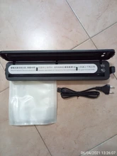 Sellador de alimentos al vacío para cocina, máquina automática de envasado comercial de 220V/110V, sellador del vacío de la comida del hogar, incluye 10 Uds. De bolsas