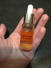 LANBENA-suero Facial blanqueador con vitamina C, esencia para la piel que aclara las manchas, elimina manchas oscuras y pecas