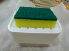 Pump-Dispenser-Box Container Sponge-Holder Soap Liquid Home-Cleaner Kitchen-Dish 