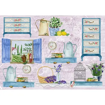 

Rice paper for Decoupage "" craft Premier "", A3, 25 g/m, "Provence in the kitchen" "cp00508