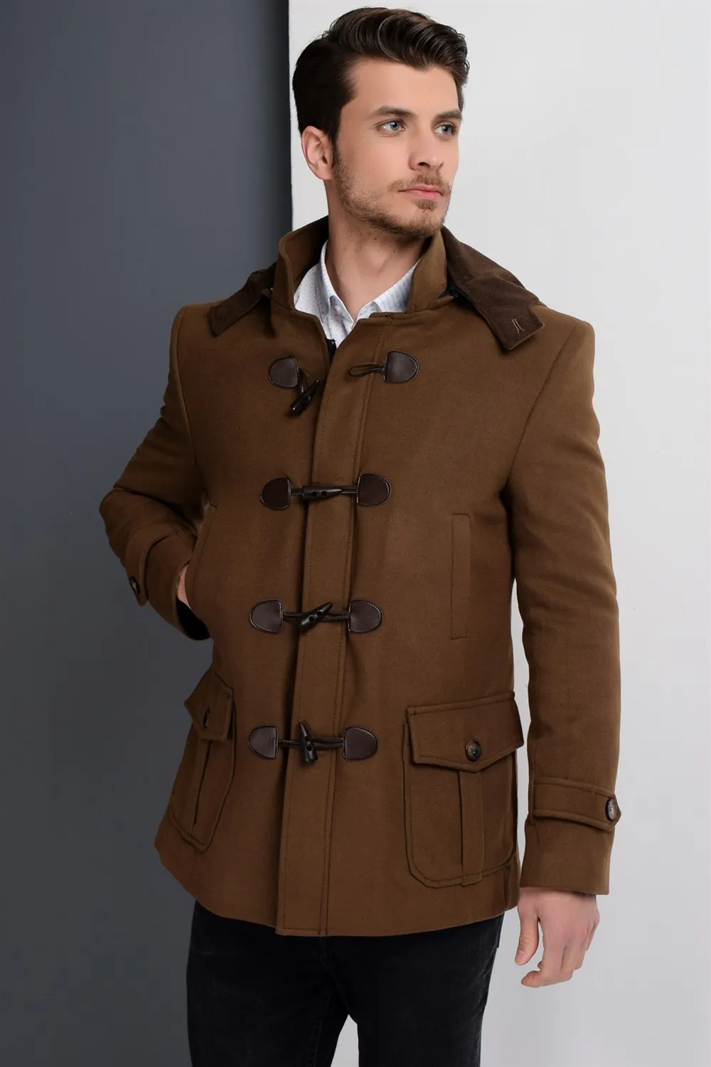 PLT8379 DEWBERRY пальто-светло-коричневый