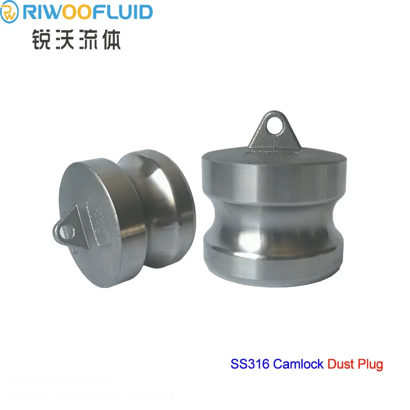 

RIWOOFLUID Casting Stainless Steel 316 Type DP Dust Plug Camlock Hose Fitting
