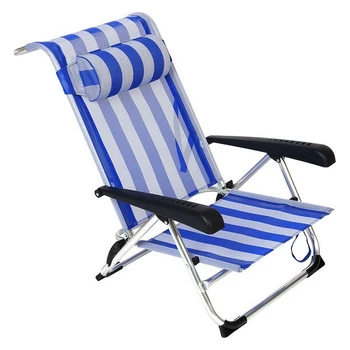 

Folding Chair with Headrest (86 x 60 x 73 cm) Aluminium 119698