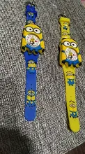 Reloj de pulsera de cuarzo de silicona para niños y niñas, cronógrafo pequeño de color amarillo, regalo para niños y estudiantes