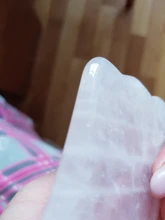 Masajeador de piedra Natural de cuarzo rosa, masajeador para terapia Facial y cuello, masajeador para tratamiento de salud, cuello cuerpo, gua sha