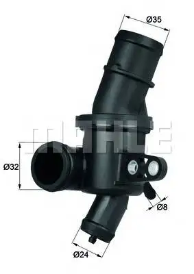 Термостат MB W169/W245 1.6-2.0CDi 09/04 MAHLE KNECHT TH480