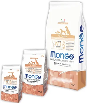 

Monge dog speciality puppy & Junior for puppies all breeds, salmon and rice, 2,5 kg.