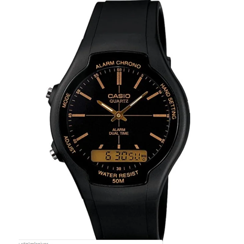 Мужские спортивные многофункциональные часы Casio с двойным циферблатом мужские