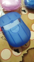 50 unids/caja de viaje portátil desechable caja de jabón de mano de papel lavado caja perfumada rebanada hojas Mini jabón papel al aire libre Herramientas Limpiar