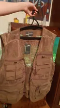 Chaleco táctico de descarga para hombre, chaqueta sin mangas de trabajo de malla con muchos bolsillos, ropa para fotógrafo de verano