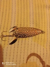 Goture 1PC Fishing Lure Metal Spoon Spinnerbait Double Rotating Hard Artificial Baits