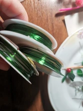 Colorfast de alambre de cobre alambre para collar de pulsera joyas DIY accesorios/0,2/0,25/0,3/0,5/0,6/0,7/1,0mm arte rebordear Alambre de HK018