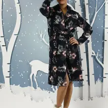 Черный жемчуг женский черный мягкий Халат с капюшоном