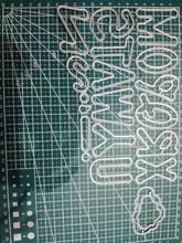 Cutting-Dies Die-Cuts Album Decorative-Crafts Diy Scrapbooking Embossing Metal 26-Letters