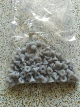 La cabeza de ducha accesorios de uñas de rociadores de agua superior de accesorios de silicona de gránulos 100 unids/lote