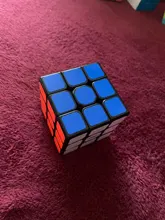 QiYi navegar W 3x3x3 magia de velocidad cubo negro profesional de 3x3 cubo Puzzle educativos juguetes para niños de regalo 3x3