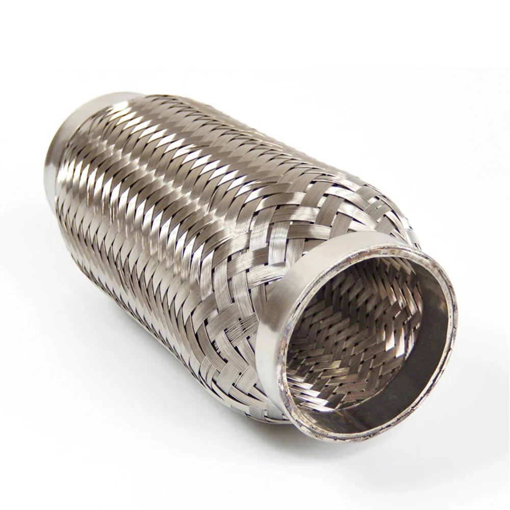 Automobile stainless steel flexible connection exhaust bellows hose high temperature high pressure to eliminate abnormal noise exhaust assembly