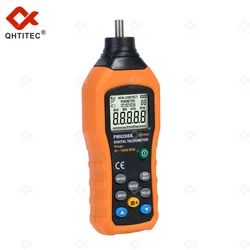 Qhtec MS6208A – mesure de vitesse tacetro numérique, haute qualité, précision ABS, écran LCD, 50 ~ 19999RPM, Laser 