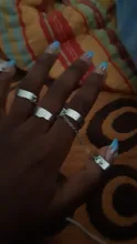 Anillos abiertos de dedo múltiple para mujer, cadena de eslabones estilo Punk, fiesta, concierto, ceremonia, regalo de joyería, venta al por mayor, 2020