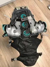 Mochila para patines profesionales, zapatos de patinaje en línea, botas, bolsa de transporte, Mochila deportiva duradera con múltiples bolsillos, Unisex