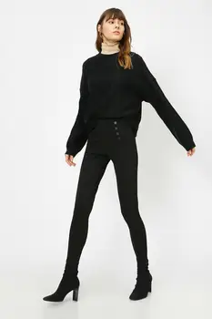 

Koton Black Leggings for Women 0 YAK46181OK