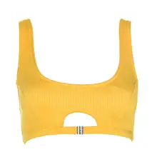 Trendyol Текстурированный Топ бикини с вырезами TBESS20BU0026