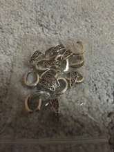 20 piezas 14x10mm estilo barroco colgante Pinch Bail broches collar ganchos Clips conector DIY accesorios de joyería accesorios 6 colores