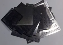 Universal Stencils Template Reballing SMT Directly-Heat BGA Rpair Rework with Jig 