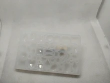 DIY espejo joyería cristal molde de resina epoxy amor geometría Luna variedad piedra preciosa colgante molde