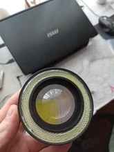 LED DRL Driving-Lights Fog-Lamp Angel-Eyes Pink Universal Yellow Blue 64mm 12V White