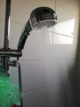 Cabezal de ducha de lluvia de lujo, de mano, anión, alta presión, Gadgets de lluvia para el baño, Ahorrador de agua, cabezal de ducha con encendido/apagado