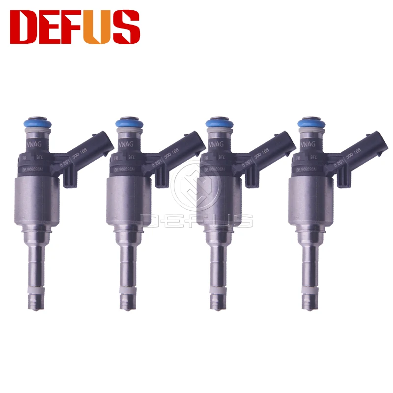 

DEFUS 4 шт. топливный инжектор 06J906036N сопло Бико для VW G T I Au di Passat CC A4 A5 A6 TT 2,0 TFSI 06H906036P 0261500162