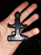 Arma de defensa personal de acero plástico nailon, herramientas de anillo de defensa personal, equipo de anilla