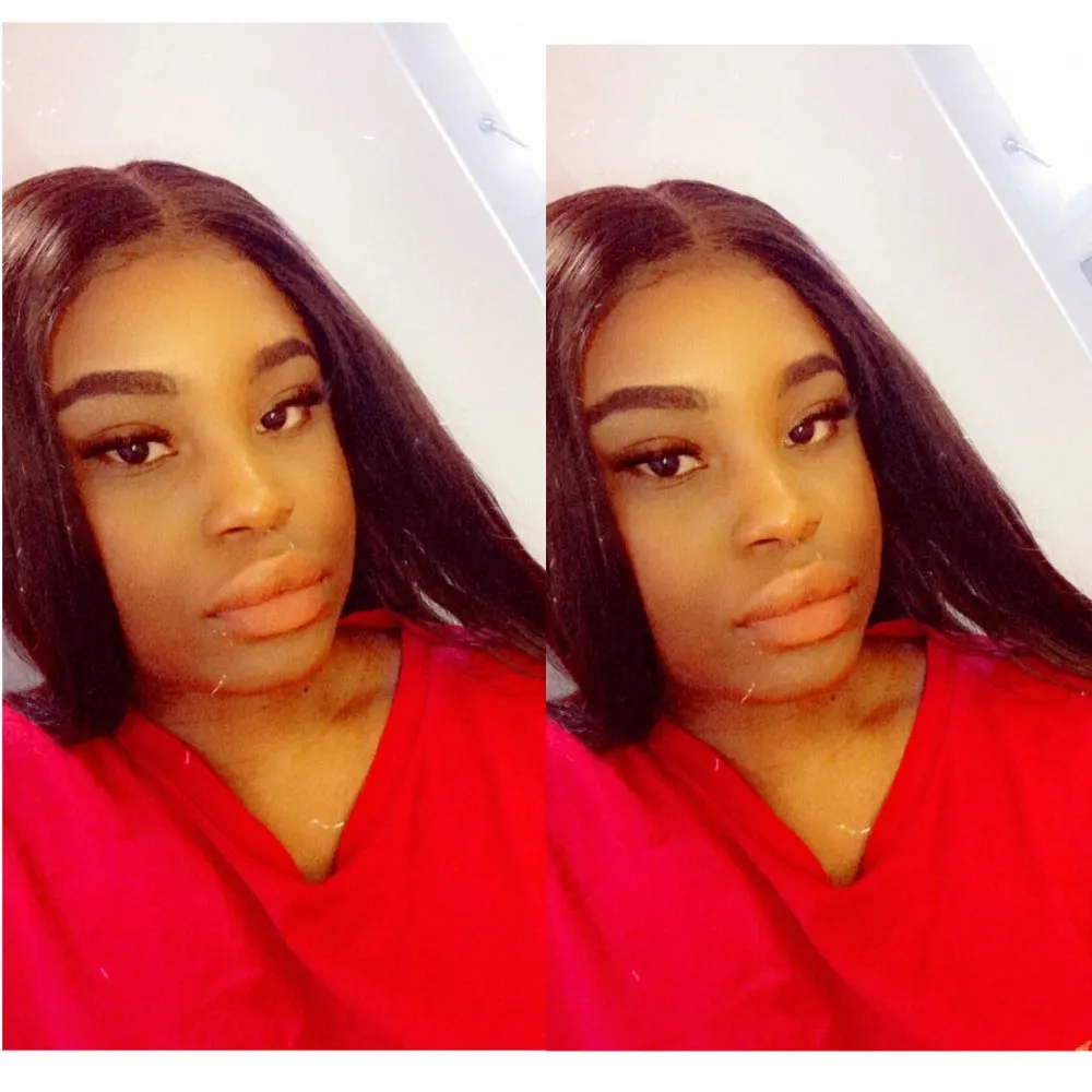 Brazilian Straight 13x4 Frontal 150% Density Lace Wig photo review