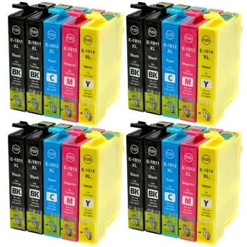 

20 cartriges T18XL T 18XL T 18 XL t1811 t1812 t1813 t1814's refill Compatible for printer Model Epson XP212