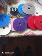 16 Uds almohadillas de pulido de diamante de 4 pulgadas 100mm húmedo/seco de piedra de granito de mármol pulido Uso de Set de discos