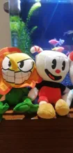 13 estilo Cuphead juguetes de peluche de felpa muñeca Mugman el cáliz suave juguetes de peluche dulce muñeca de dibujos animados para chico regalos de Navidad para niños