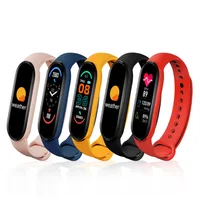 M6 Smart Horloge Mannen Vrouwen Kinderen Stappenteller Hartslagmeter Sport Bluetooth Smart Armband Voor Iphone Android xiaomi