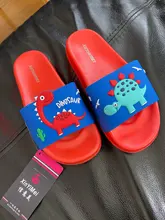 De calidad superior zapatillas para niños bonitas dinosaurio bebé Zapatillas de casa los niños transpirable antideslizante chicos chicas zapatos 2021 nuevos zapatos de bebé