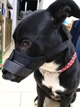 De policarbonato para perros ajustable máscara ladrar morder de la boca de malla boca aseo Anti deja de masticar