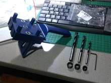 Drilling Locator Guide-Hole Dowel Jig Hole-Saw Carpentry Woodworking Handheld Vastar