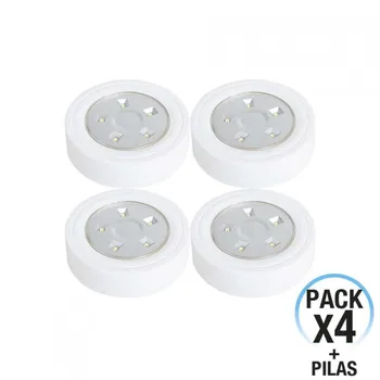 

Pack 4 Illuminated Pushbuttons LED Night with Remote controller