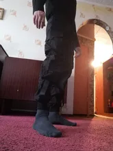 Pantalones Cargo de harén con bolsillos laterales para hombre, pantalón negro de Hip-Hop, informal, a la moda, ropa de calle, 2020 cintas