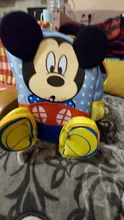 Mochila Disney para niños, bonita mochila para guardería, viñetas de animales, Minnie, Mickey mouse, para la escuela