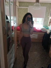 F.DYRAA Sujetador con correas cruzadas a prueba de golpes Sujetador deportivo para correr Gimnasio Sujetador superior Mujer Dobladillo ancho Push Up Entrenamiento Fitness Yoga Crop Tops Sujetador