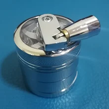 Tobacco Grinder Pipe-Accessories Smoke-Cutter Herbal-Herb Weed Smoking Alloy Spice Gold