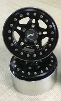 

KYX 1/10 1.9 "aluminum 5 spoke black wheel set (4 PCs)